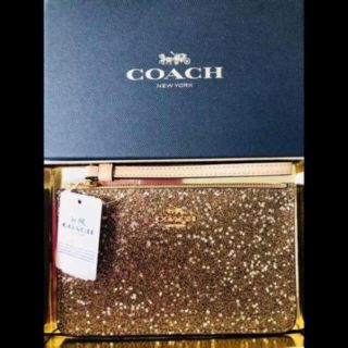 コーチ(COACH)の完売品★【正規品】コーチ　ゴールド　星　ポーチ(ポーチ)