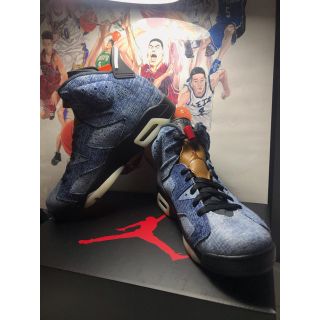 ナイキ(NIKE)のエアジョーダン6デニム(スニーカー)