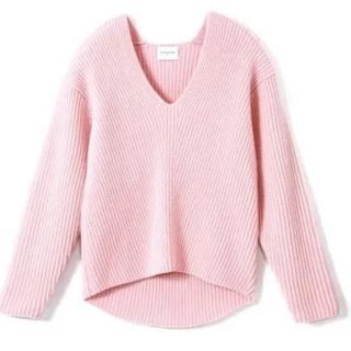 ユナイテッドアローズ(UNITED ARROWS)の美品★ユナイテッドアローズ ニット　ピンク(ニット/セーター)