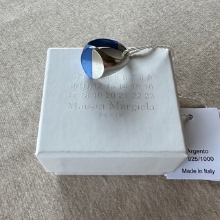 マルタンマルジェラ(Maison Martin Margiela)の19AW新品L メゾンマルジェラ ツートーン シグネット リング 指輪 メンズ(リング(指輪))