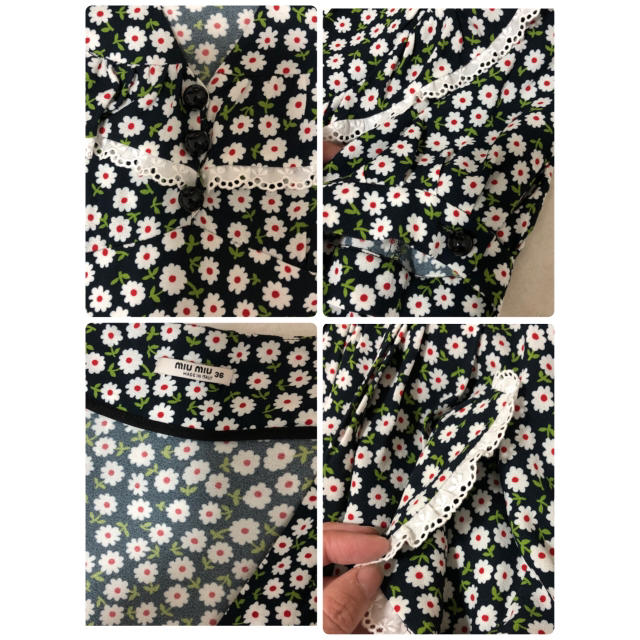 MIU MIU - miumiu花柄ワンピース36美品!の通販 by 夏みかん's MIU MIU - miumiu花柄ワンピース36美品!の通販 by 夏みかん's