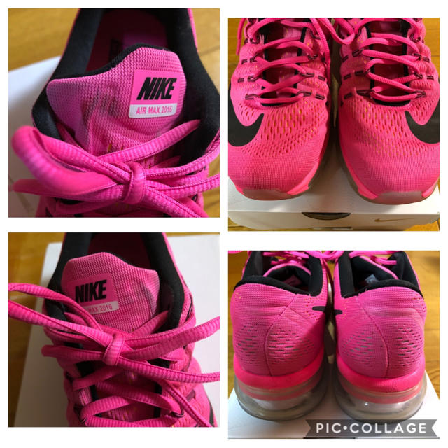 NIKE(ナイキ)のＮＩＫＥ　ナイキ　エアマックス　ウィメンズ ランニングシューズ　ピンク 24cm レディースの靴/シューズ(スニーカー)の商品写真