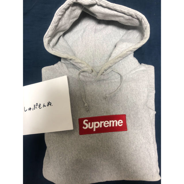 Supreme box logo pullover 14aw M