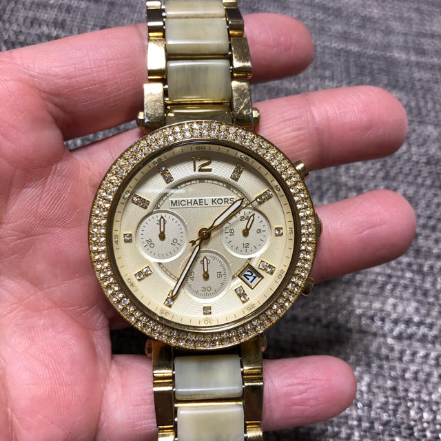 Michael Kors(マイケルコース)のマイケルコース　腕時計　レディース　ゴールド レディースのファッション小物(腕時計)の商品写真