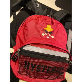 ヒステリックミニ(HYSTERIC MINI)のヒス HYSTERIC◆女の子 リュック 赤◆幼稚園、小学校 遠足などに(リュックサック)