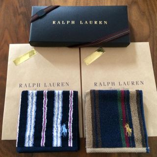 ラルフローレン(Ralph Lauren)のセール♪ギフト♡ラルフ タオルハンカチ(ハンカチ/ポケットチーフ)