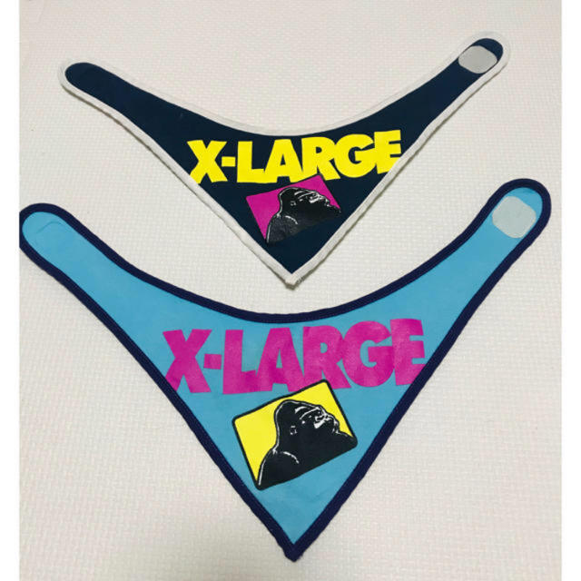 XLARGE(エクストララージ)の【110さま専用】中古　XLARGE スタイ キッズ/ベビー/マタニティのこども用ファッション小物(ベビースタイ/よだれかけ)の商品写真