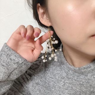 小枝パールピアス(ピアス)