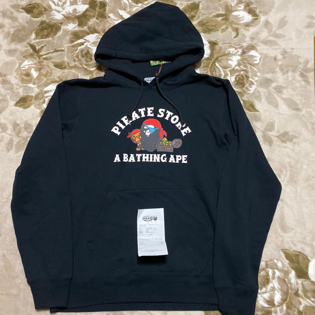 A BATHING APE(アベイシングエイプ)のAPE BAPE pirate store BABY MILO パーカー　XL メンズのトップス(パーカー)の商品写真