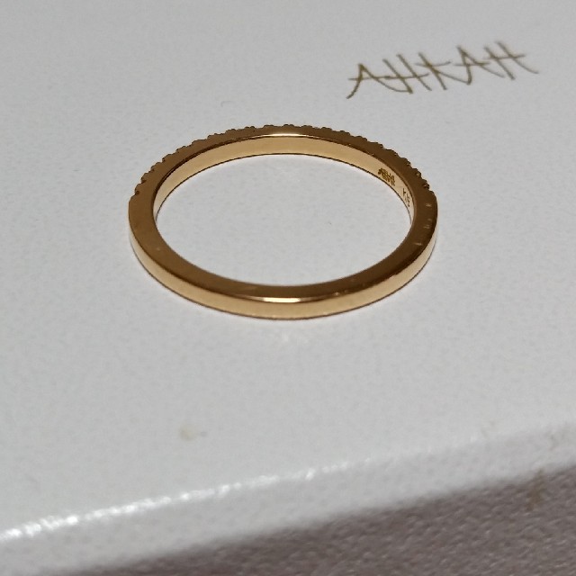 AHKAH(アーカー)の** AHKAH アーカー ティナリング ピンクゴールド 8号 K18 ** レディースのアクセサリー(リング(指輪))の商品写真