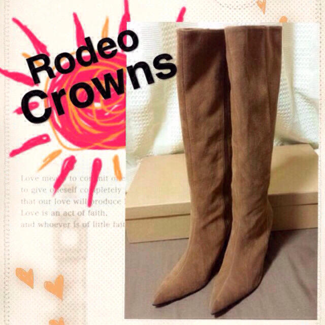 RODEO CROWNS(ロデオクラウンズ)の人気‼︎美脚ブーム‼︎♡ レディースの靴/シューズ(ブーツ)の商品写真