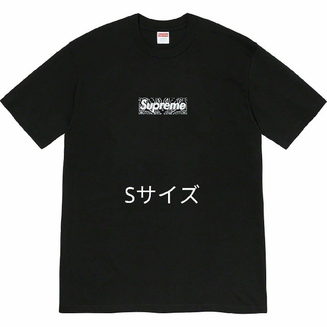 色BlackSupreme Bandana Box Logo Tee 黒 Sサイズ