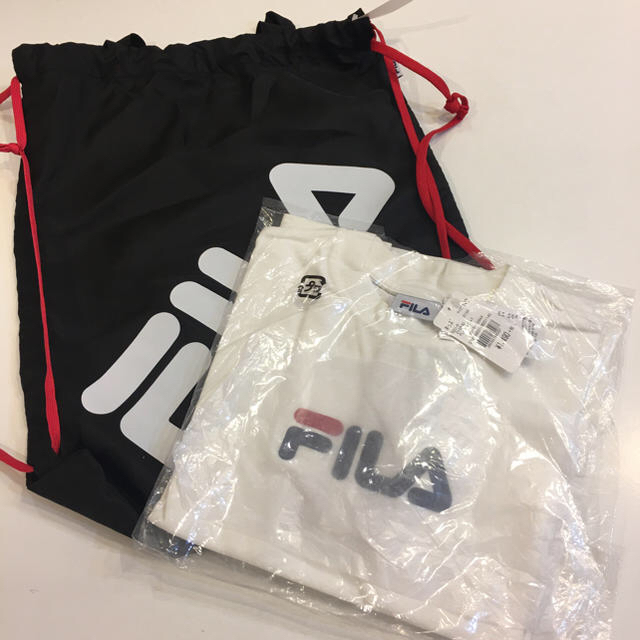 FILA(フィラ)のマメ様専用　ナップサックのみ キッズ/ベビー/マタニティのキッズ服男の子用(90cm~)(Tシャツ/カットソー)の商品写真