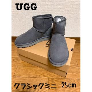 アグ(UGG)の【限定セール】UGG クラシックミニⅡ グレーUS8(25cm) 新品(ブーツ)