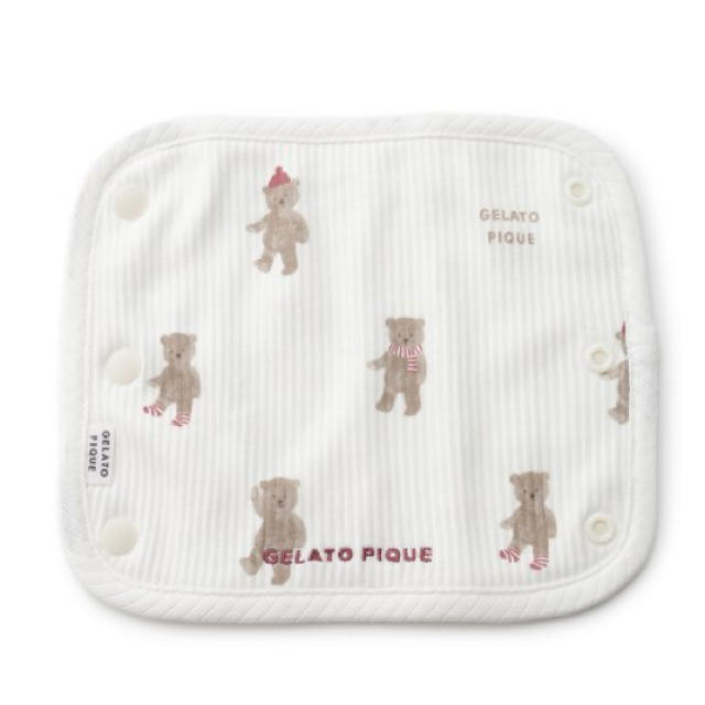 gelato pique(ジェラートピケ)の新品【BABY】テディベア baby 抱っこひもカバー キッズ/ベビー/マタニティの外出/移動用品(抱っこひも/おんぶひも)の商品写真