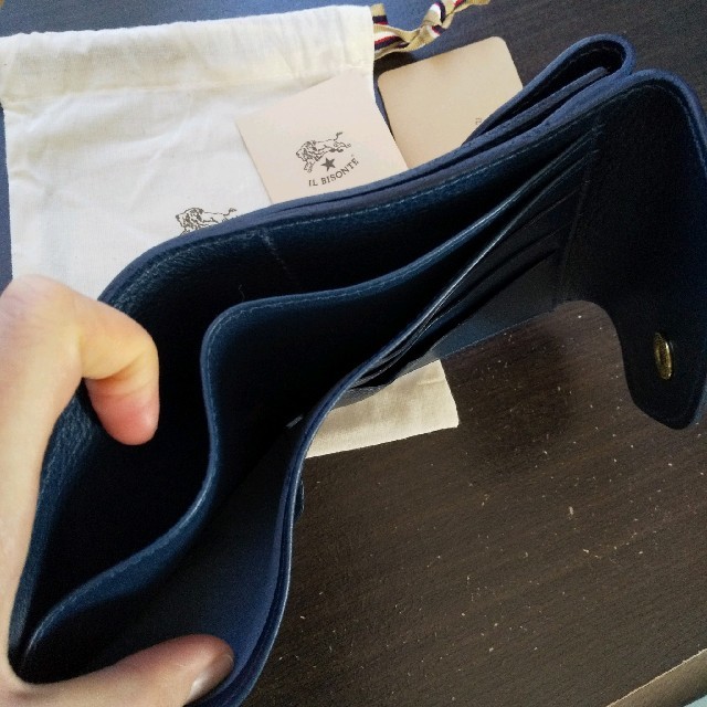新品 イルビゾンテ 本革 レザー Wホック ウォレット 財布 折り 新品 イルビゾンテ 本革 レザー Wホック ウォレット 財布 折り