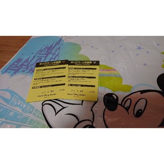 ディズニー(Disney)のディズニーリゾートポップコーン引換券2枚セット(フード/ドリンク券)