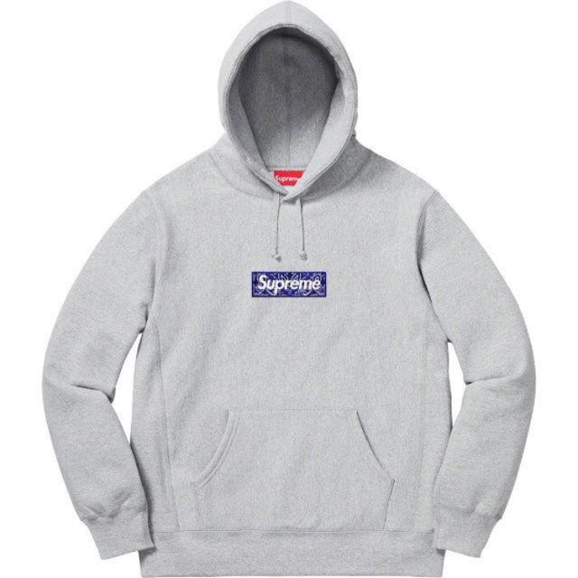 メンズbox logo bandana box logo hooded 希少XL