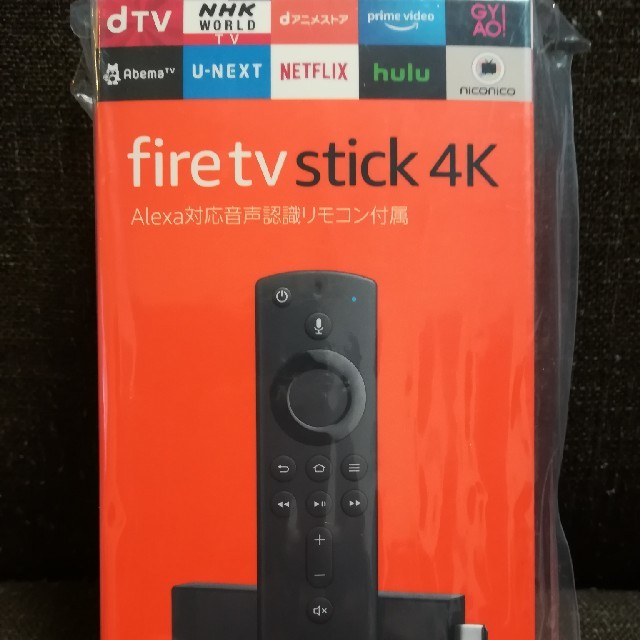 Fire TV Stick 4K - Alexa対応音声認識リモコン付属新品