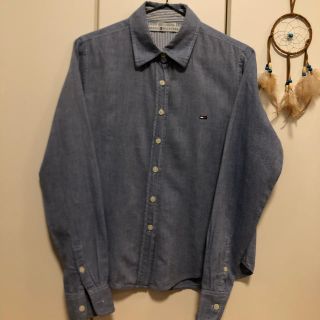 トミーヒルフィガー(TOMMY HILFIGER)のトミーフィルフィガー　ワイシャツ　100コットン(シャツ/ブラウス(長袖/七分))