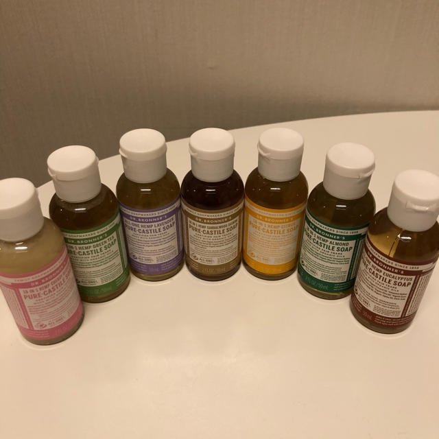 Dr.Bronner(ドクターブロナー)のドクターブロナー　試供品　7種セット コスメ/美容のボディケア(ボディソープ/石鹸)の商品写真