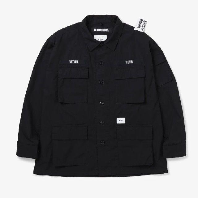 JUNGLE LS / SHIRT. WTAPS × NEIGHBORHOODミリタリージャケット