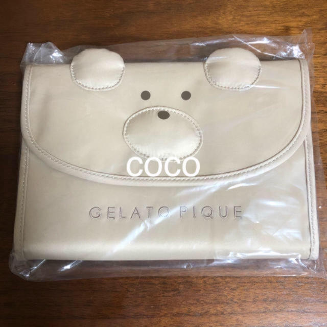 gelato pique(ジェラートピケ)の新品☆ Bear母子手帳ケースM キッズ/ベビー/マタニティのマタニティ(母子手帳ケース)の商品写真