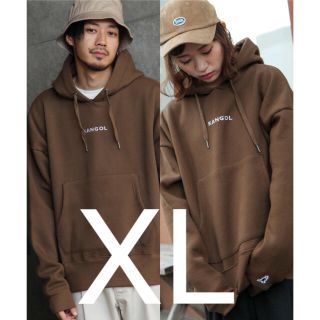 カンゴール(KANGOL)の新品ZIP FIVE×KANGOLコラボ／プルオーバーパーカー／XLサイズ(パーカー)