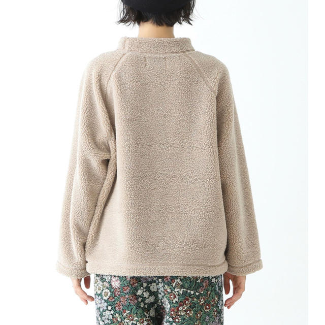 【新品】BEAMS BOY / ボア フリース ボートネック プルオーバー