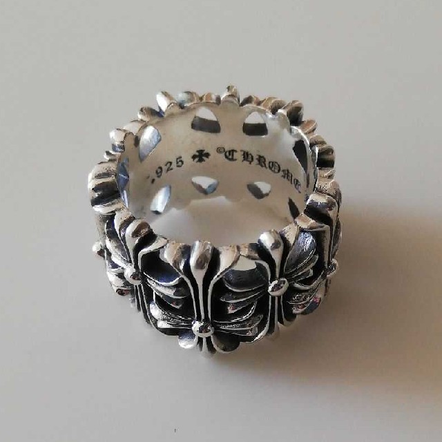 美品 お買得 シルバー 925 21号 リング 指輪 クロムハーツ好きの方に メンズのアクセサリー(リング(指輪))の商品写真