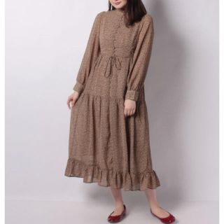 ナイスクラップ(NICE CLAUP)の新品♡定価７１５０円 ナイスクラップ レトロなヴィンテージ感漂うワンピース(その他)