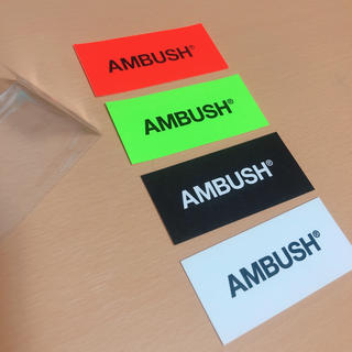 アンブッシュ(AMBUSH)のAmbush ステッカー 4枚セット(しおり/ステッカー)