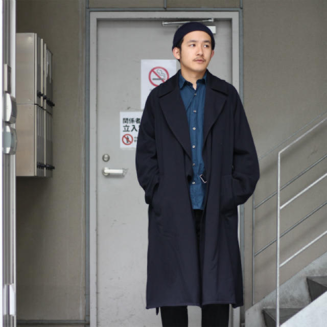 Comoli タイロッケンコート 16AW ネイビー　サイズ2