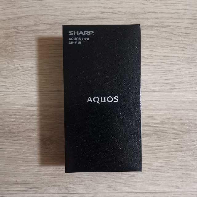 人気激安 AQUOS - 新品未使用 AQUOS zero SH-M10 アドバンスドブラック スマートフォン本体