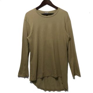 リックオウエンス(Rick Owens)のH&M ダメージ加工ロング丈カットソー(Tシャツ/カットソー(七分/長袖))