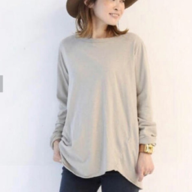 今期◆Deuxieme Classe◆Layering Tシャツ/ベージュ