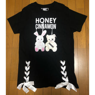 ハニーシナモン(Honey Cinnamon)のHoney Cinnamon Tシャツ ワンピース ワンピースTシャツ(ミニワンピース)