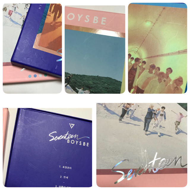 いよいよ人気ブランド BOYS BE 2種セット SEVENTEEN トレカ無し