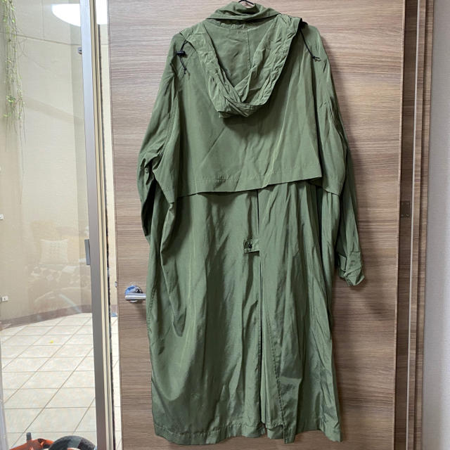 キャプテンサンシャイン　シルク100フードロングコート メンズのジャケット/アウター(モッズコート)の商品写真