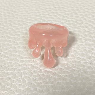 キューポット(Q-pot.)のQ-pot. メルトリング フレッシュピンクレモネード クリア ピンク M(リング(指輪))