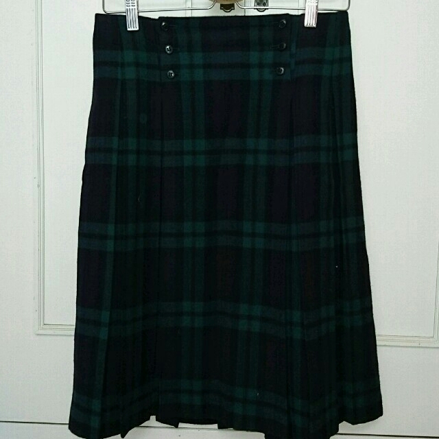 TOMORROWLAND(トゥモローランド)の美品MACPHEE☆チェックスカート36 レディースのスカート(ひざ丈スカート)の商品写真