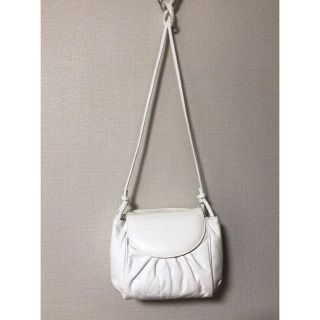 エディットフォールル(EDIT.FOR LULU)のvintage shoulder bag レザー ポシェット ホワイト(ショルダーバッグ)