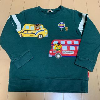 ミキハウス(mikihouse)のミキハウス プッチーくん バス トレーナー 120(Tシャツ/カットソー)