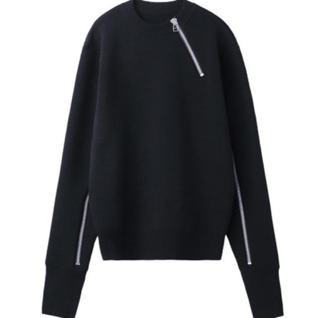 メンズjohnlawrencesullivan 20ss ブラック zip knit