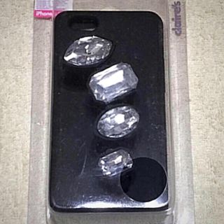 クレアーズ(claire's)の新品 未開封❤️iphone6/6s 大きなビジューの持ち手付きケース(iPhoneケース)