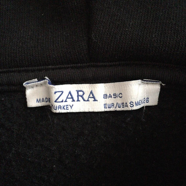 ZARA(ザラ)のザラベーシック　スウェットパーカー レディースのトップス(パーカー)の商品写真