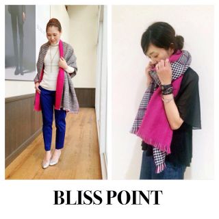 ブリスポイント(BLISS POINT)の値下げ♡人気商品♡リバーシブルストール♡(ストール/パシュミナ)