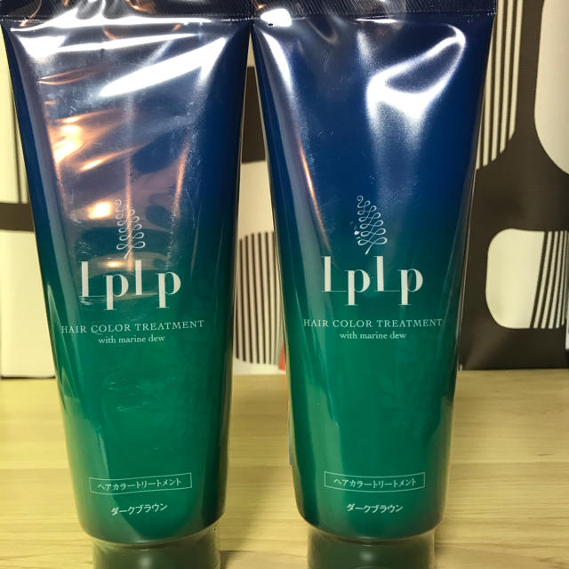 ルプルプ　LPLP ヘアカラートリートメント　ダークブラウン4本