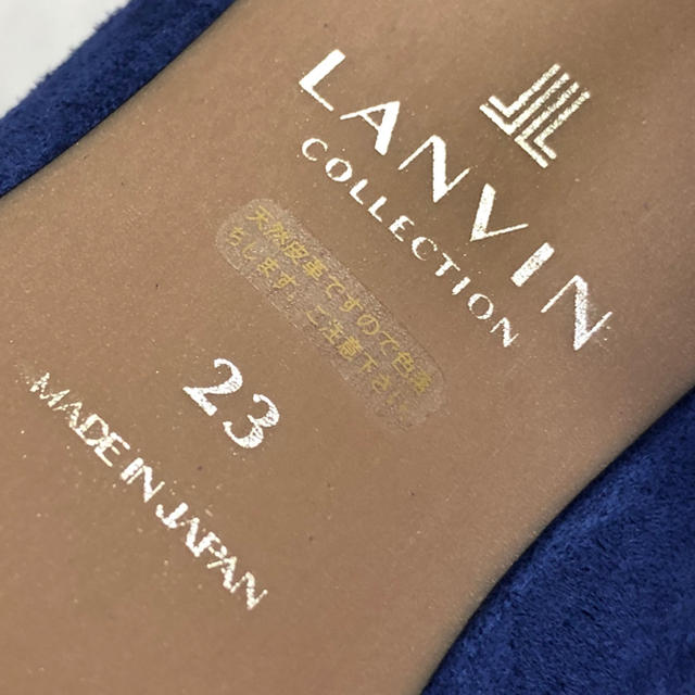 LANVIN COLLECTION(ランバンコレクション)のじゃす様専用【極美品】（1回使用）LANVIN スウェード　ヒールパンプス レディースの靴/シューズ(ハイヒール/パンプス)の商品写真