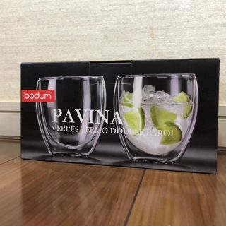 ボダム(bodum)のbodum  PAVINA ダブルウォールグラス 2個 250ml(グラス/カップ)